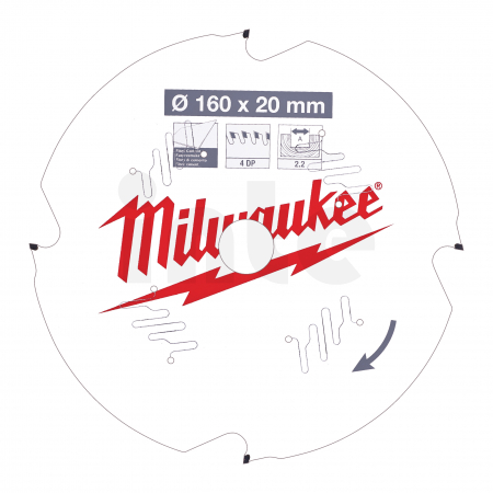 MILWAUKEE Pilový kotouč vláknitý cement 160X20X2.2X4D 4932471293