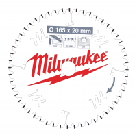 MILWAUKEE Pilový kotouč hliník 165X20X2.2X52TF NEG. 4932471296
