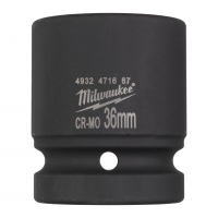 MILWAUKEE Průmyslové hlavice Shockwave 1" HEX 36mm krátké 4932471667