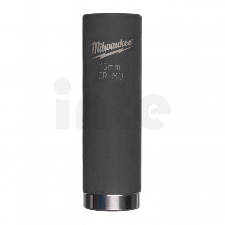 MILWAUKEE Průmyslové hlavice Shockwave 1/2" HEX 15mm prodloužené 4932471737