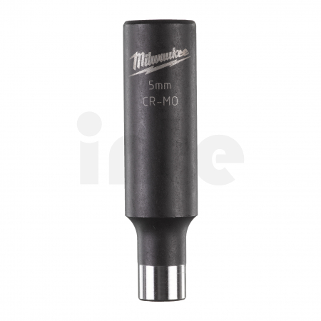 MILWAUKEE Průmyslové hlavice Shockwave 1/4" HEX 5mm prodloužené 4932472285