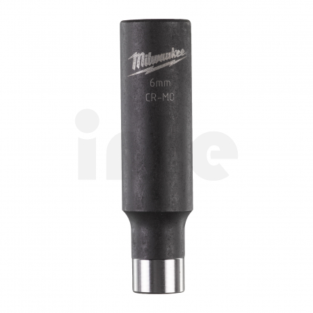 MILWAUKEE Průmyslové hlavice Shockwave 1/4" HEX 6mm prodloužené 4932478000